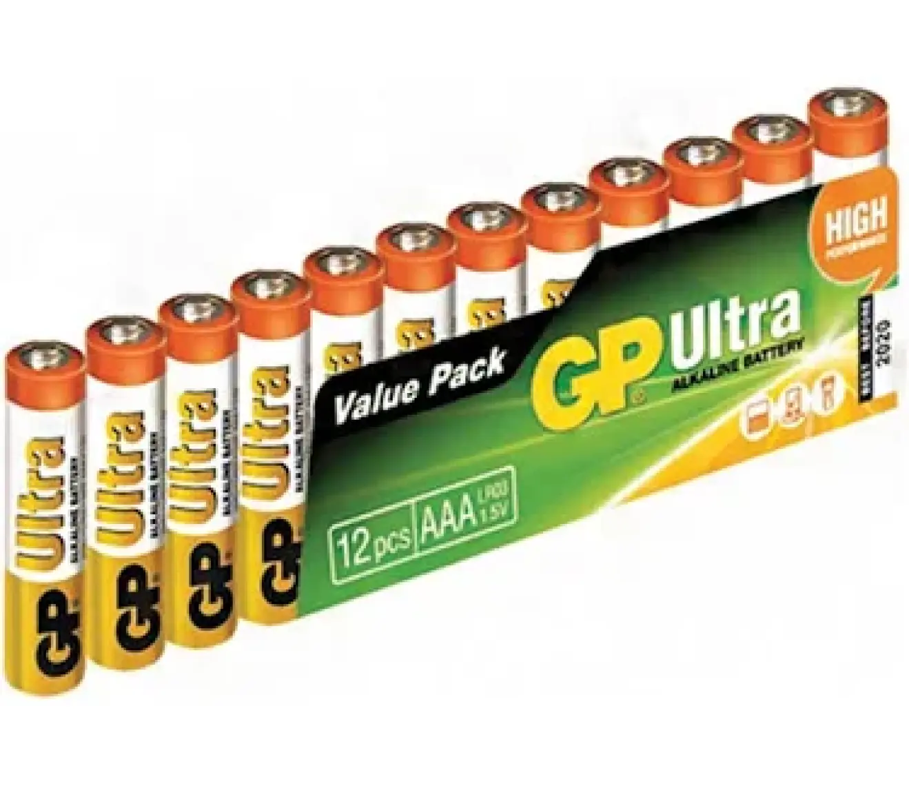 GP G-Tech LR6 AA Boy Ultra Alkalin Kalem Pil 12'li Paket GP15AU-VS12