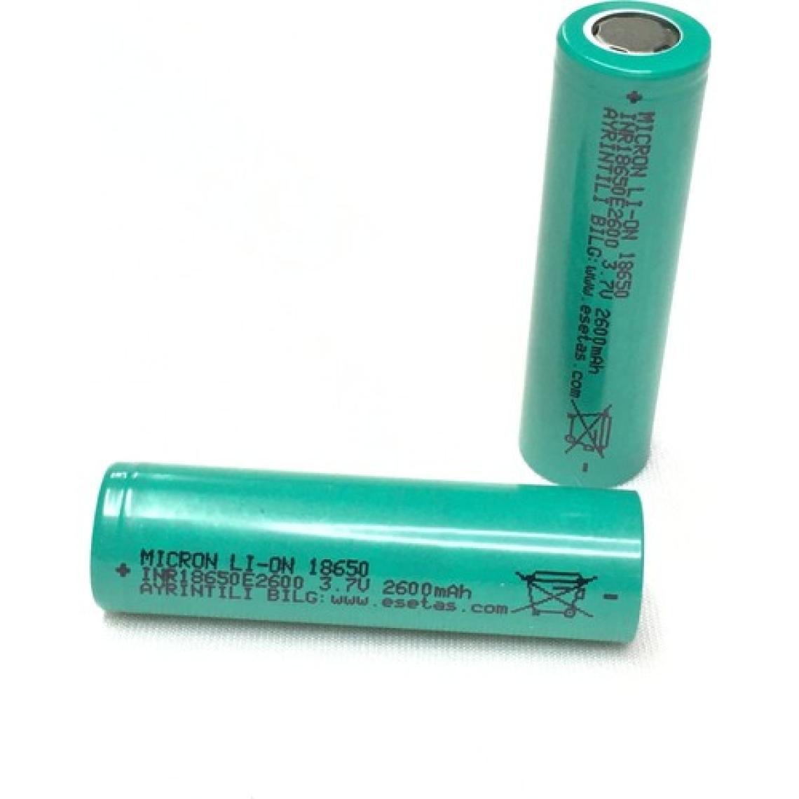 Micron Lityum Pil Mıcron 2600 Mah 18650 3.7VI Pil