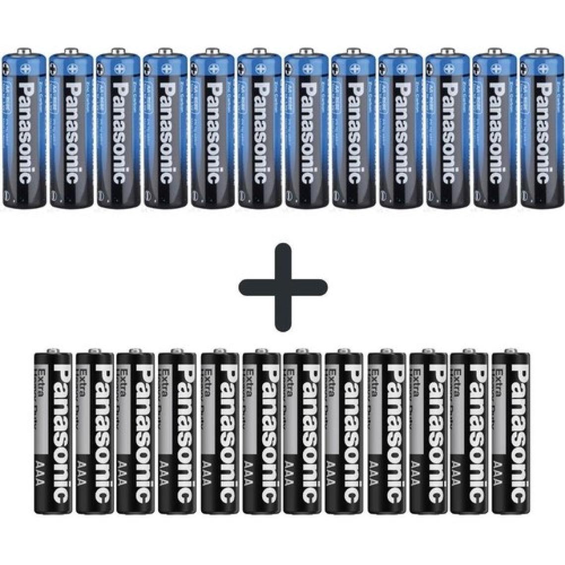 Panasonic 24'lü Özel Pil Paketi(12 Aa+12 Aaa)