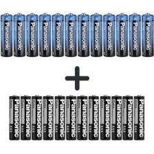 Panasonic 24'lü Özel Pil Paketi(12 Aa+12 Aaa)