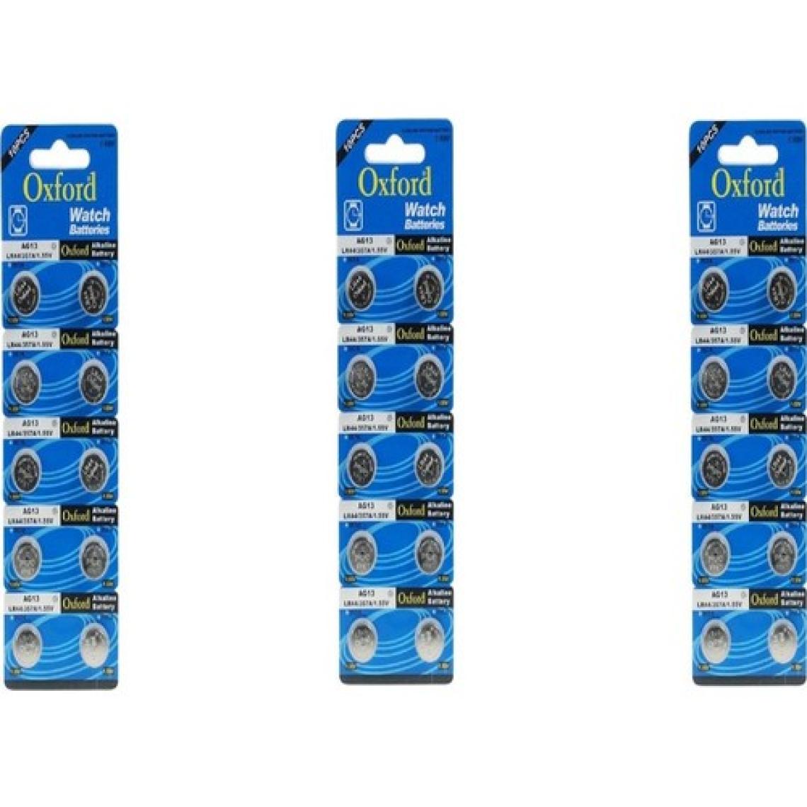 Oxford Ag 13 LR44 Düğme Pil 10'lu 3 Paket