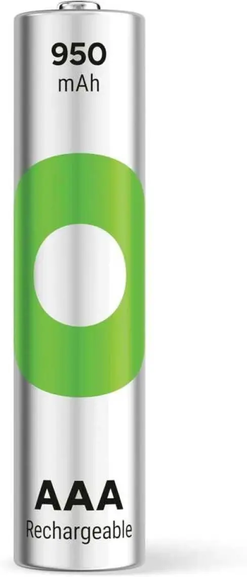 GP Recyko 950 mAh 1.2V AAA Boy NiMH İnce Şarjlı Pil 6'lı Kart