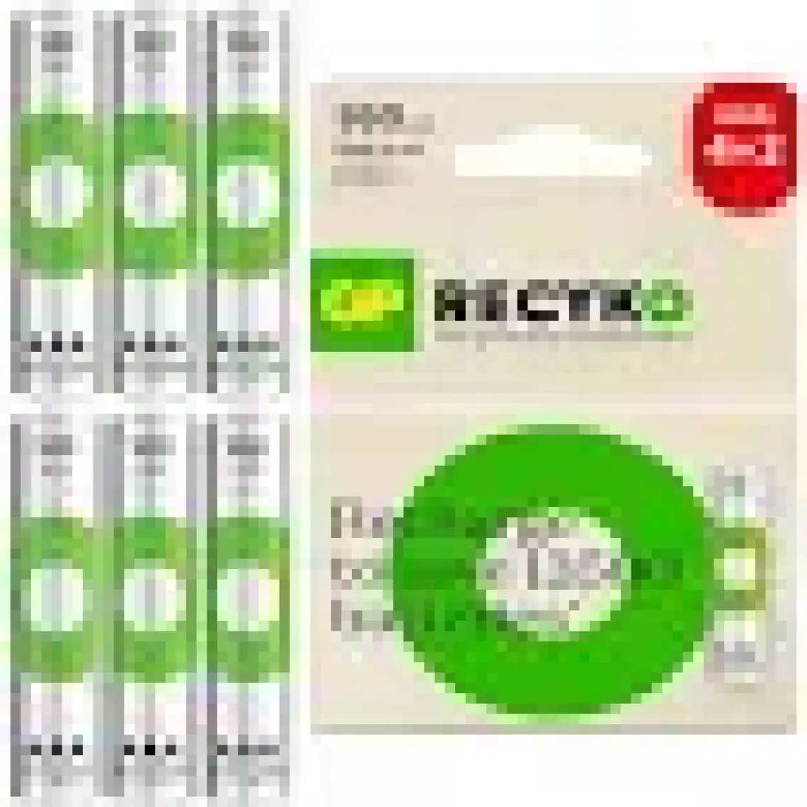 GP Recyko 950 mAh 1.2V AAA Boy NiMH İnce Şarjlı Pil 6'lı Kart
