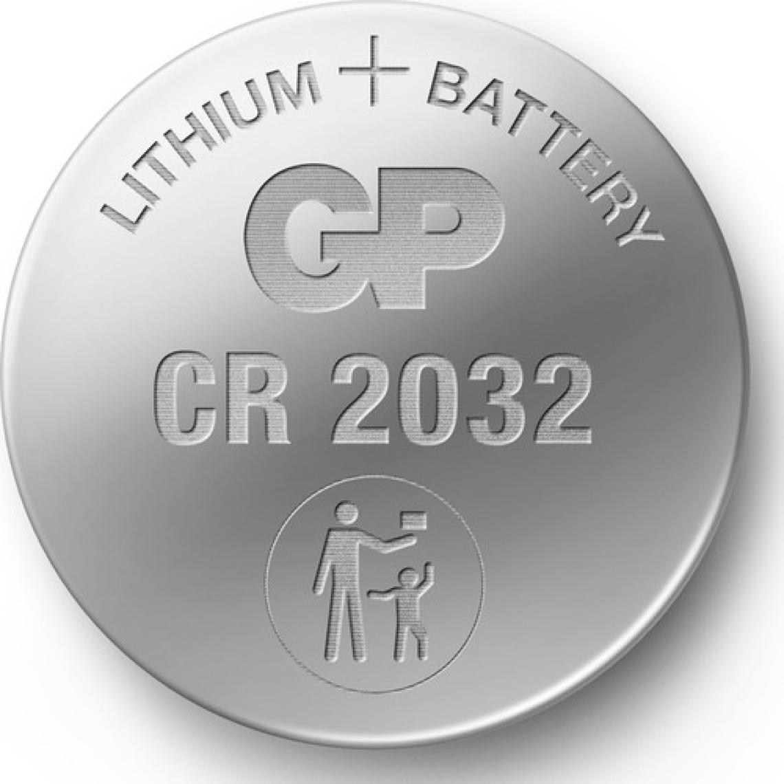 GP Tekli CR2032 3V Lityum Düğme Pil  (GPCR2032-U1)