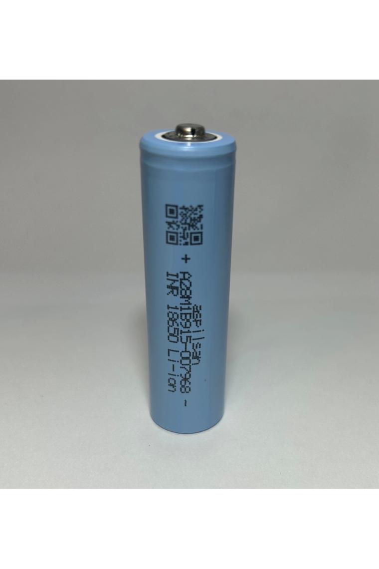 Aspilsan Yerli Üretim Başlı 18650 Li-Ion Pil 3.7V 2900MAH INR18650A28 Pozitif Kutup Başlıklı - 4 Adet