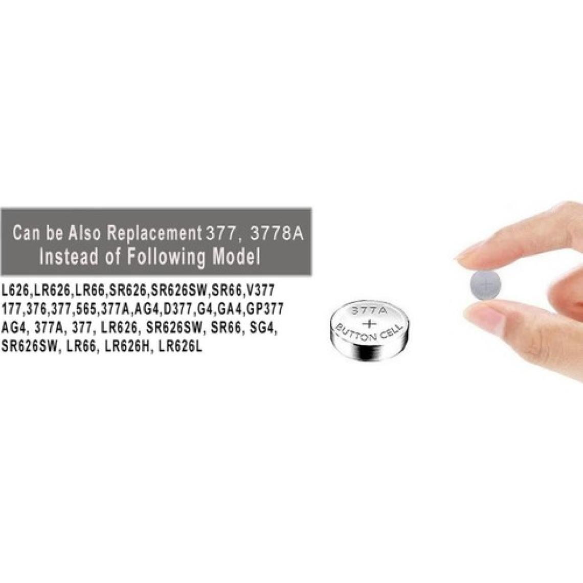 Mettzchrom Kol Saat Pili SR626 Sw 377A LR626 Ag4 SR626SW 1.5V Kol Saati Pili 10'lu Sr 626 Sw Pil