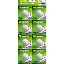 GP A76 LR44 10'lu Alkalin Düğme Pil