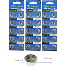 Tıanqıu Tianqıu AG13 LR44H 357A A76 SR44SW 1.5 V 30 Adet Alkalin Pil Tianqıu