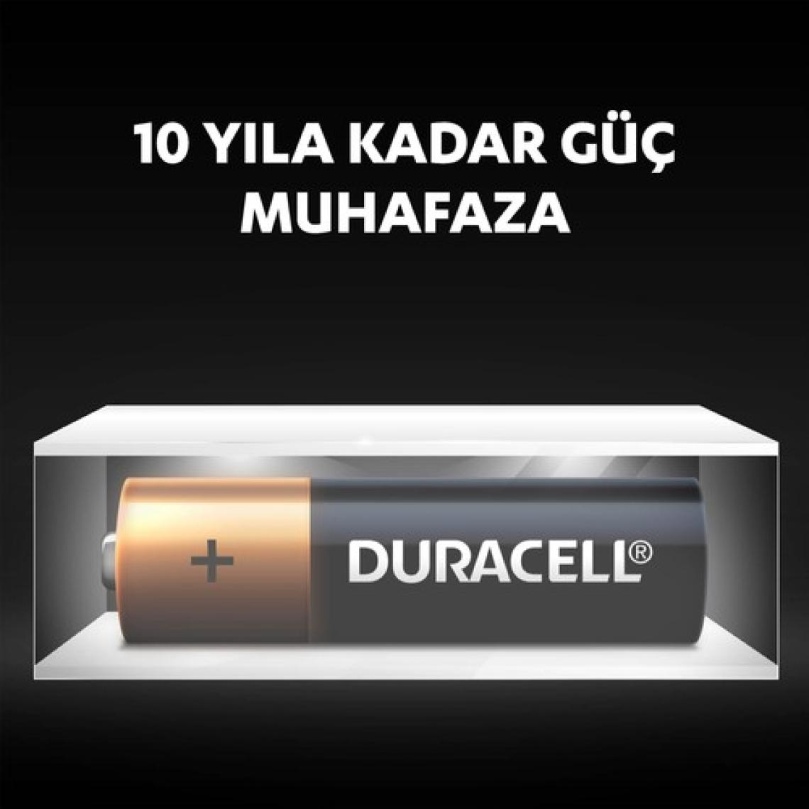 Duracell Alkalin AA Kalem Pil, 1,5 V LR6/MN1500, 4'lü paket