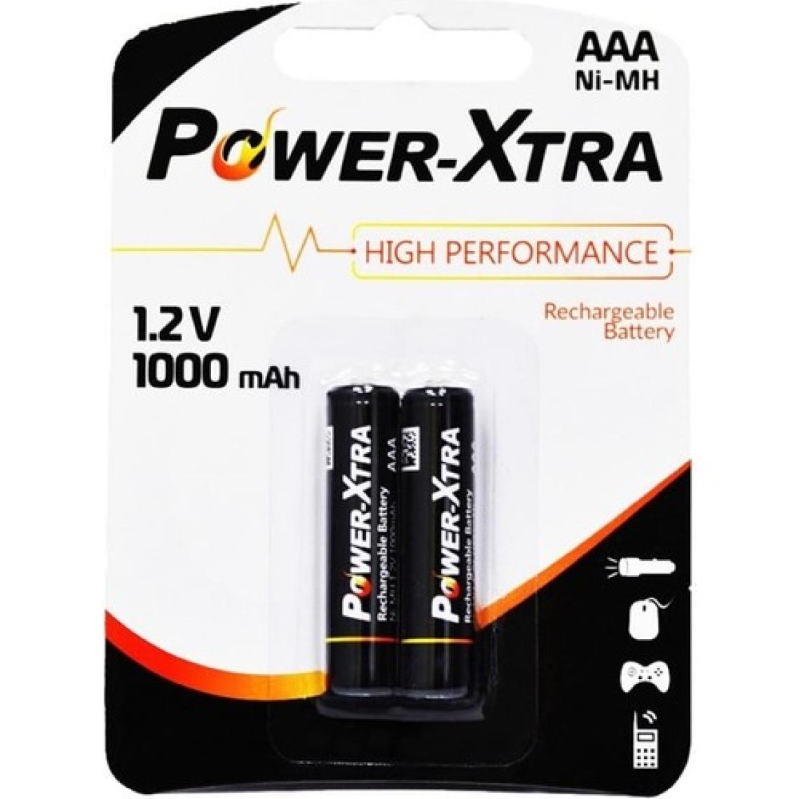 Power-Xtra 1.2V 1000 Mah AAA Size Şarjlı Pil - 2li Blister