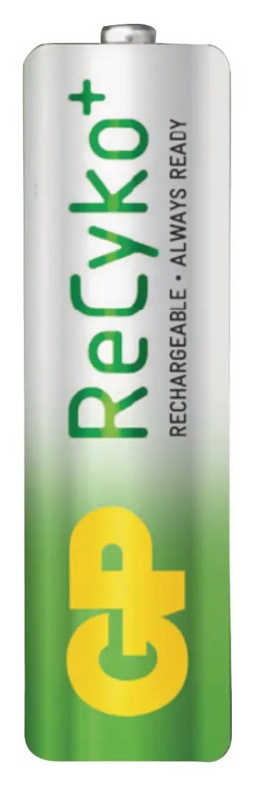 GP Recyko Pro 800 mAh 1.2V AAA Boy NiMH İnce Şarjlı Pil 4'lü Kart