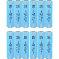 Aspilsan A28 Başlıksız Puntalı 3.7V 2900MAH 25A Discharge Şarjlı Li-Ion Pil 12 Adet Set