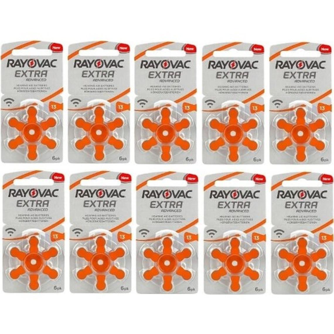 Rayovac Extra 13 Numara İşitme Cihaz Pili 6X10 (60 Adet)