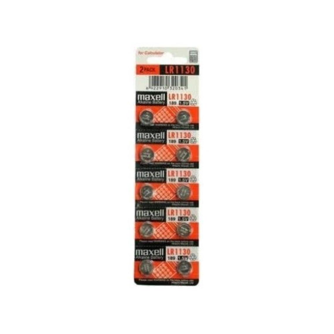 Maxell Lr1130 Alkalin Pili 10'Lu