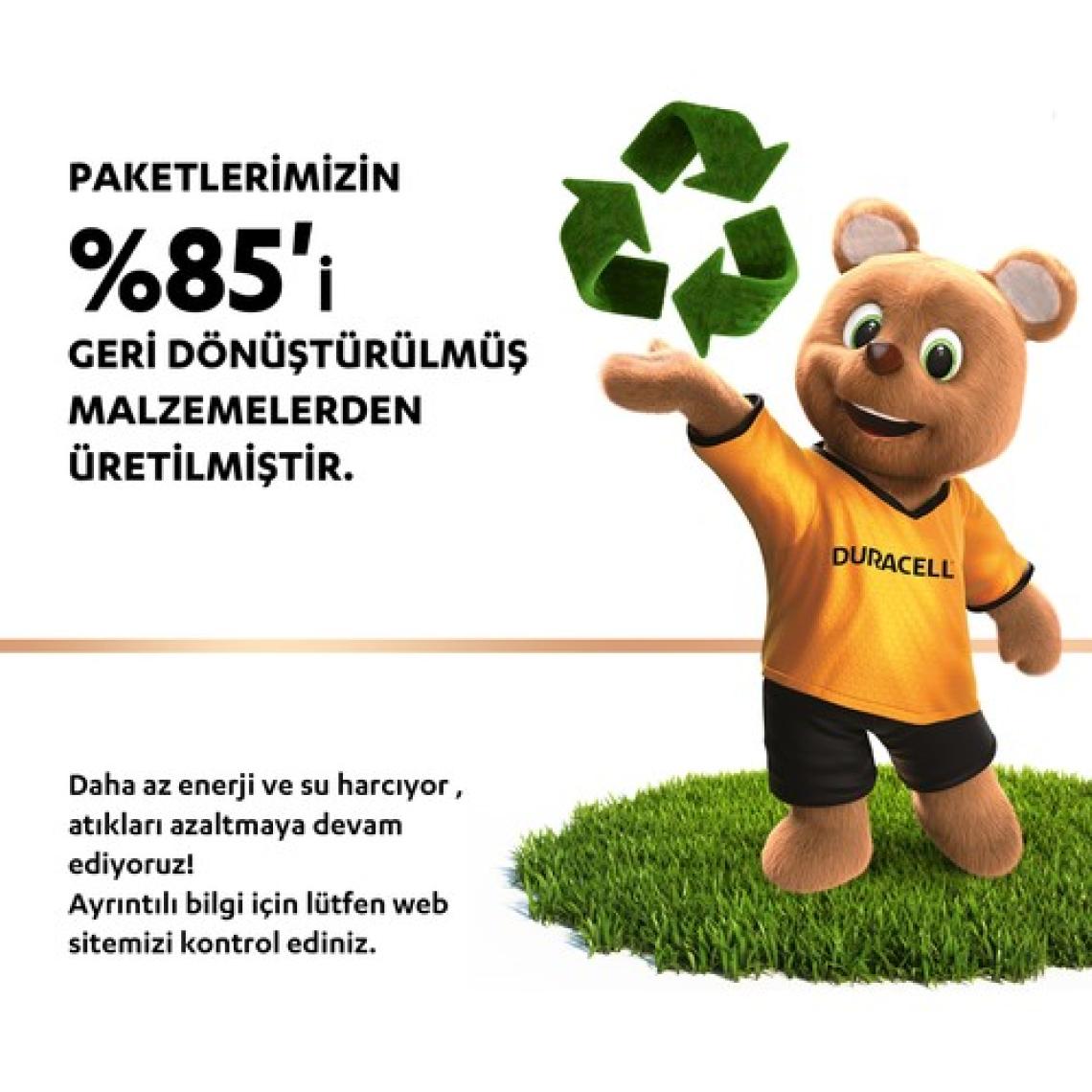 Duracell Alkalin AA Kalem Piller 2’li paket