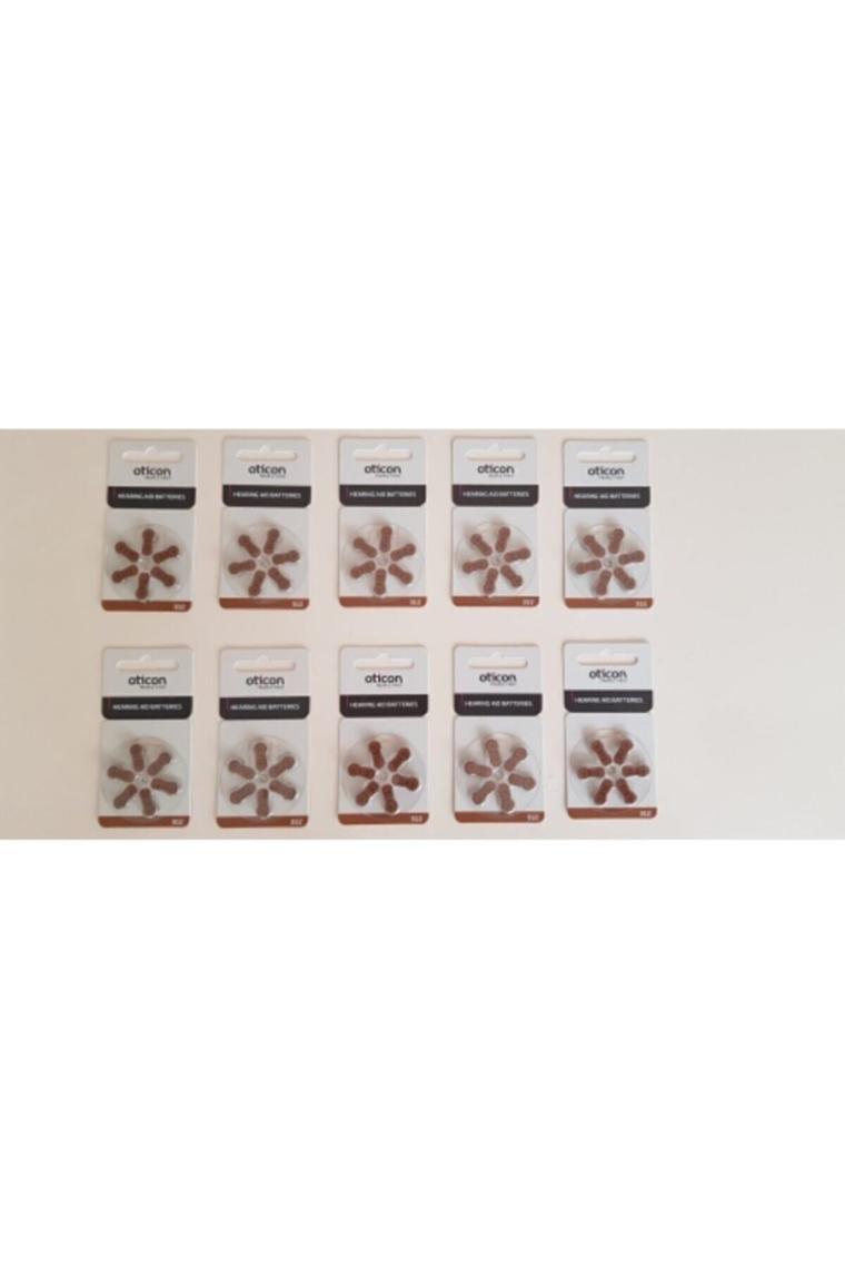 Oticon 312 Numara İşitme Cihazı Pili 10 Paket 60 Adet