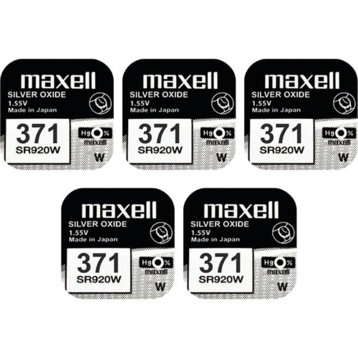 Maxell 371 SR920SW 1.55V Saat Pili 5 Adet