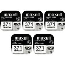 Maxell 371 SR920SW 1.55V Saat Pili 5 Adet