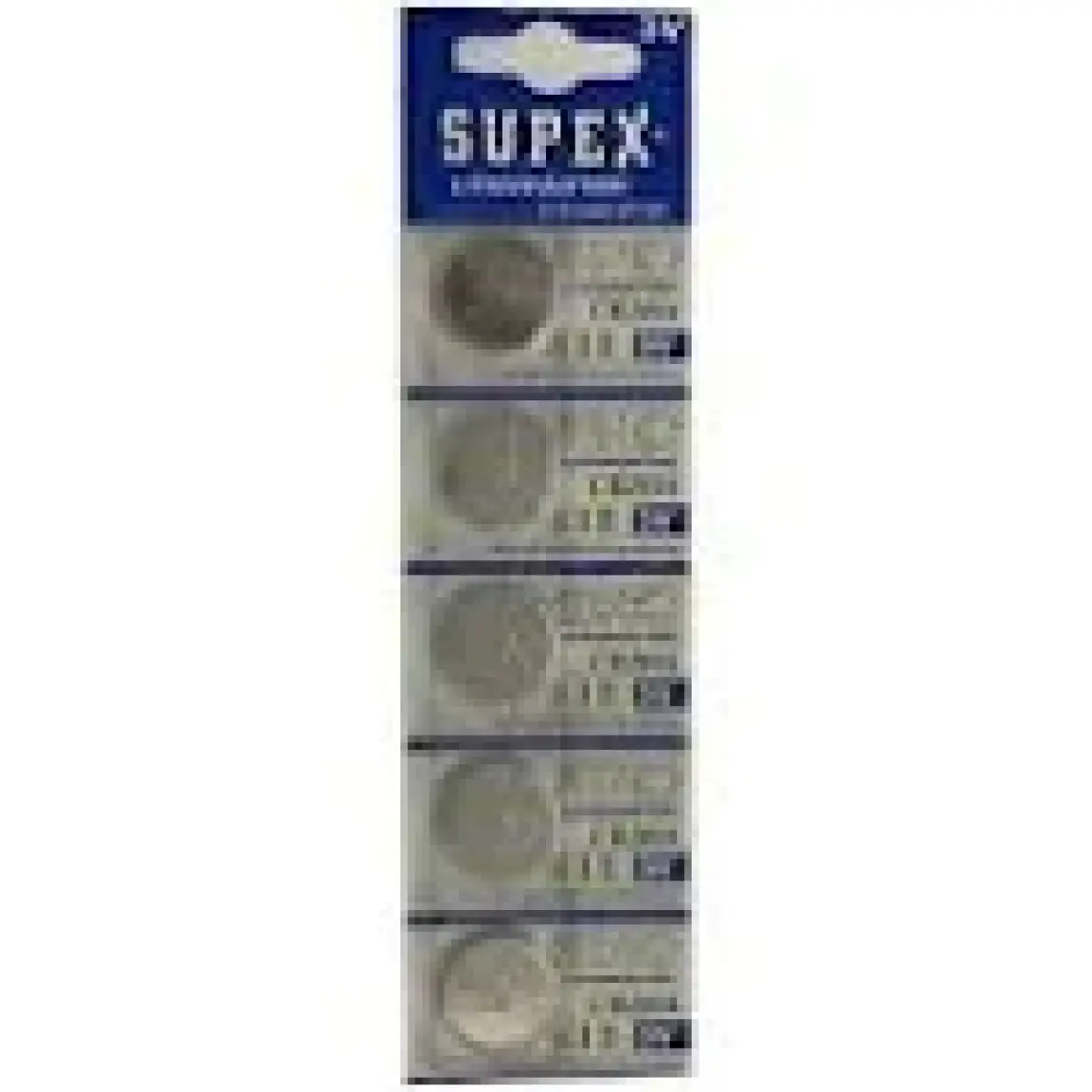 Supex CR-2016 3V Lityum Para Pil 5'li