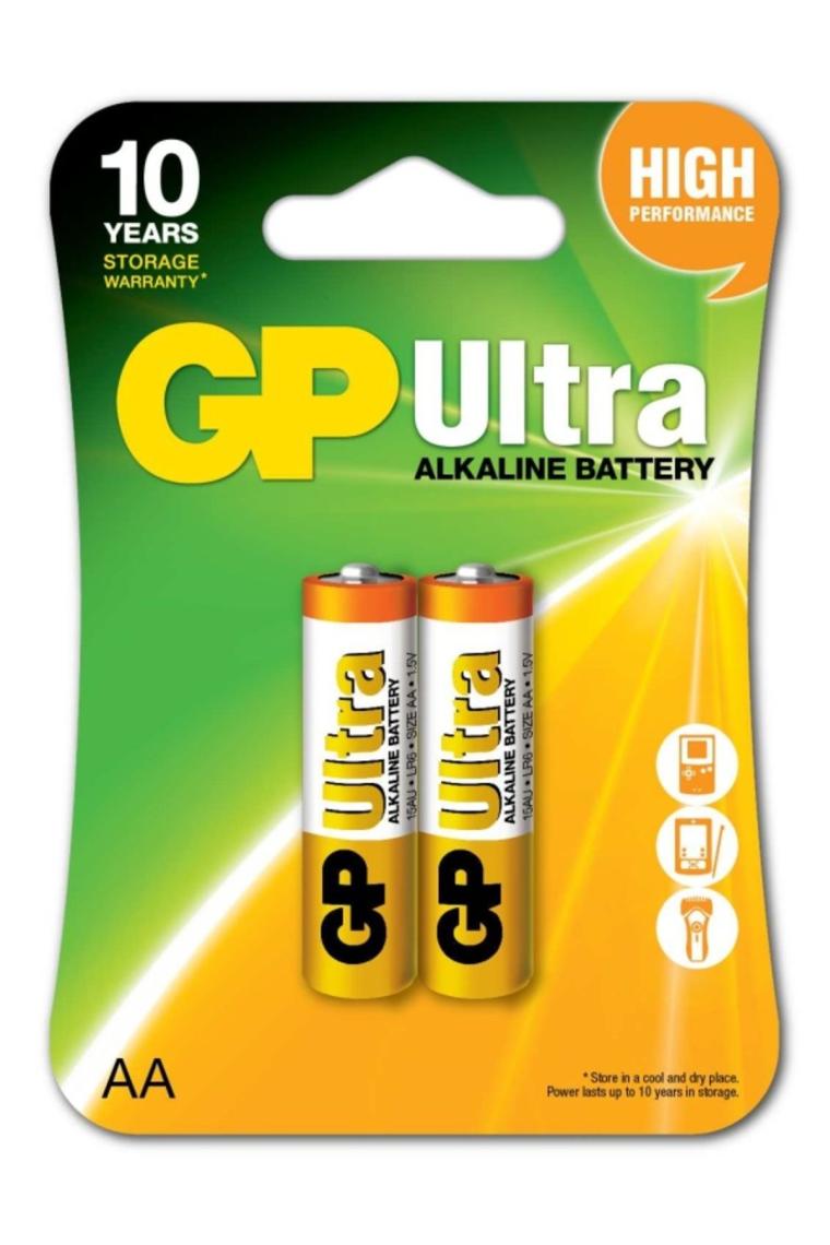 GP LR6 Ultra Alkalin AA 2'li Pil