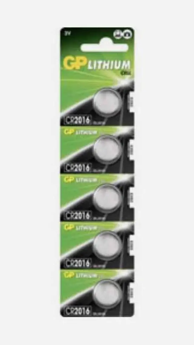 Gp CR2016-C5 3V Lityum Düğme Pil 5'li Paket
