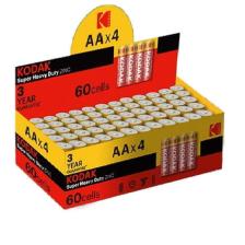 Kodak Aa Pil Super Heavy Duty Çinko Karbon Kalem Pil 60 Adet