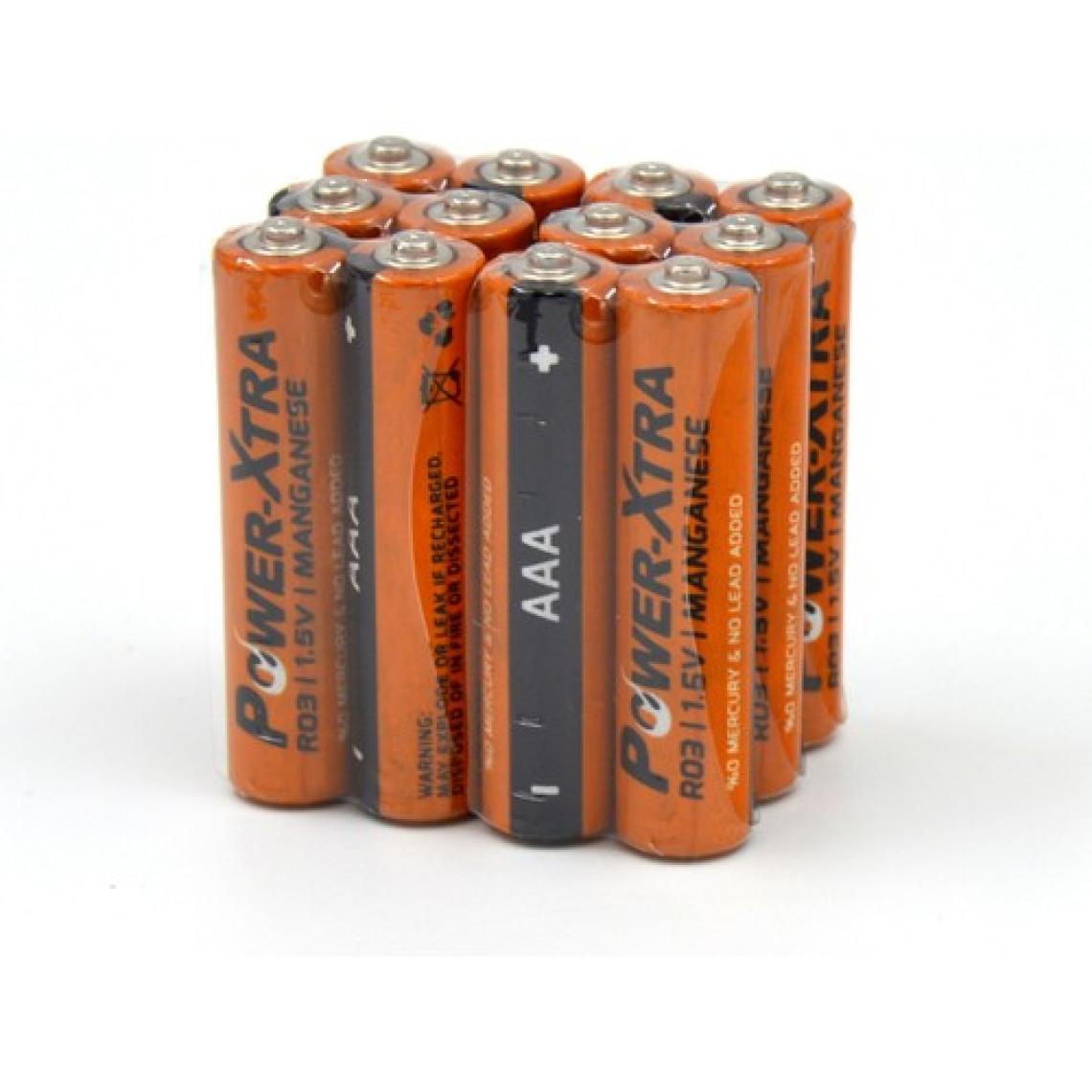 Power-Xtra R03 1.5V Aaa Manganez Ince Kalem Pil 12'li Paket