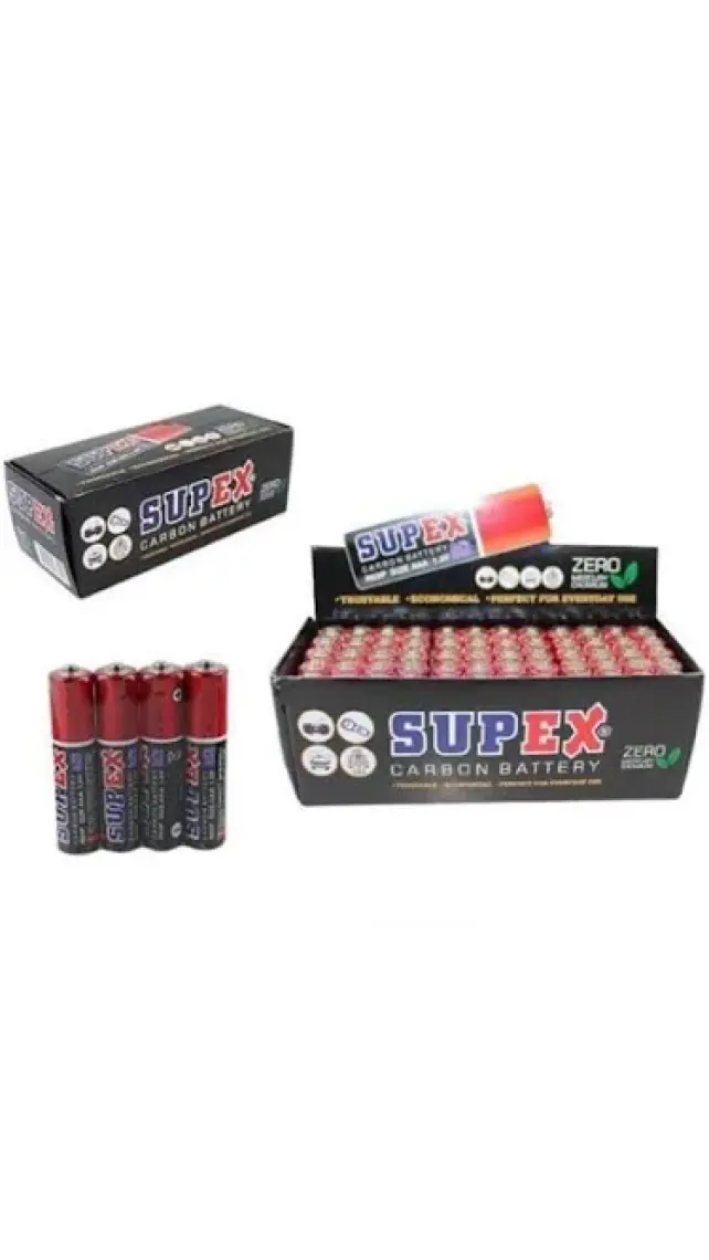Supex Kalem Pil R03 Aa 4'lü
