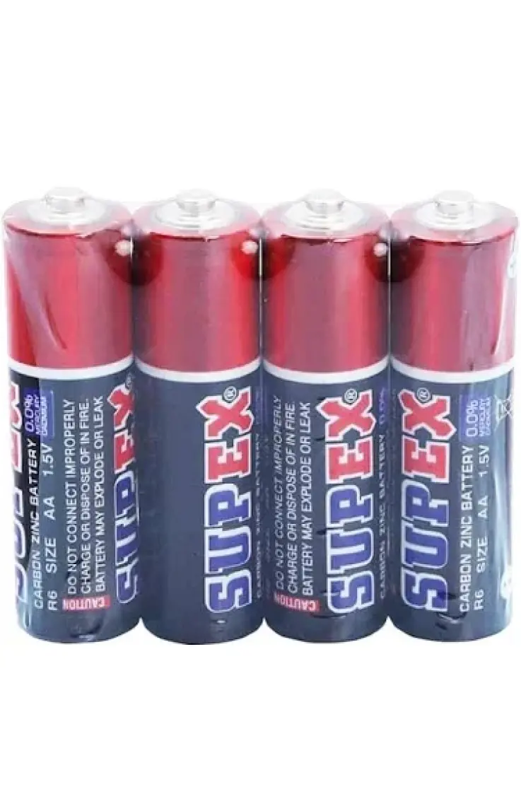 Supex Kalem Pil R03 Aa 4'lü