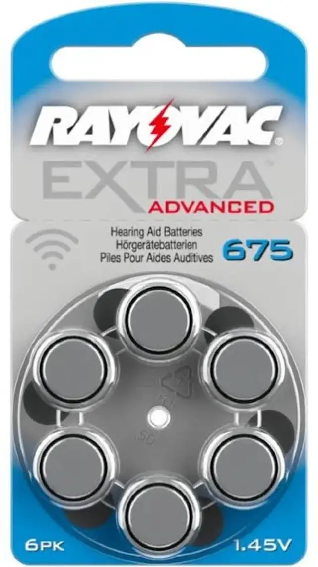 Rayovac Extra 675 Numara Kulaklık Pili 60'lı