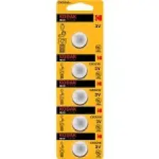 Kodak 5 Adet CR2016 Lityum Para Pil