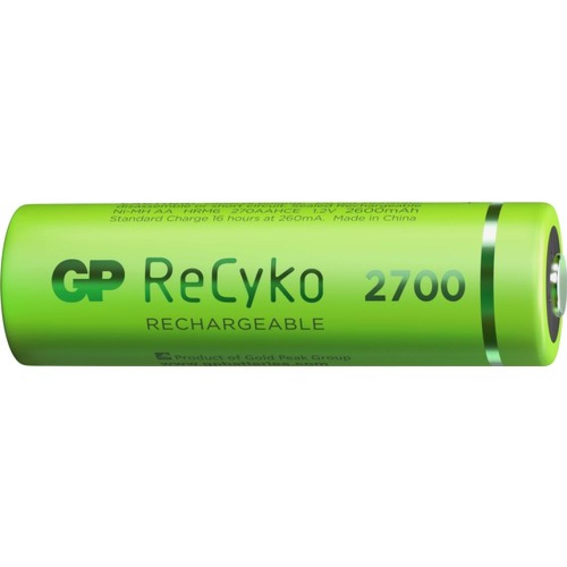 GP AA 2600 mAh Şarjlı Kalem Pil 4'lü Paket GP270AAHCEMTR