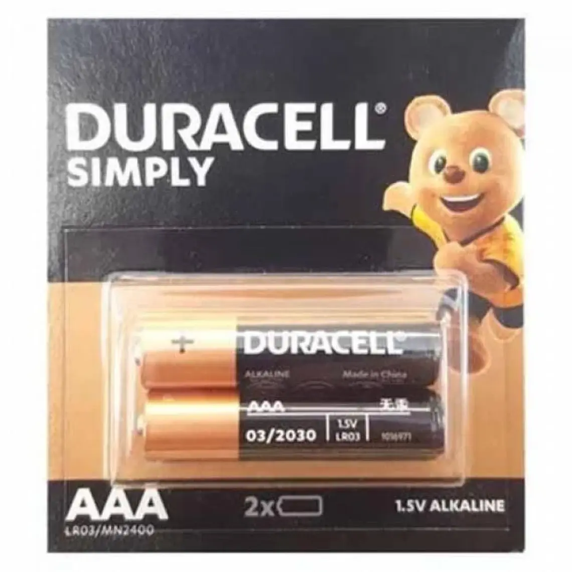 Duracell Alkalin AAA İnce Kalem Piller 2’li paket