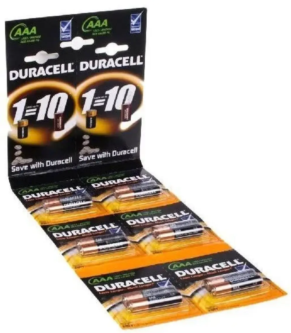Duracell Alkalin AAA İnce Kalem Piller 2’li paket