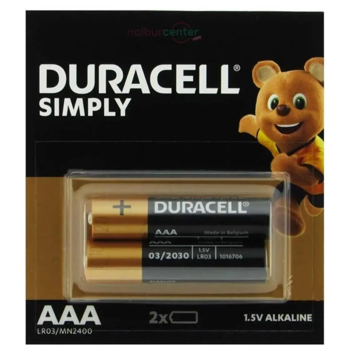 Duracell Alkalin AAA İnce Kalem Piller 2’li paket