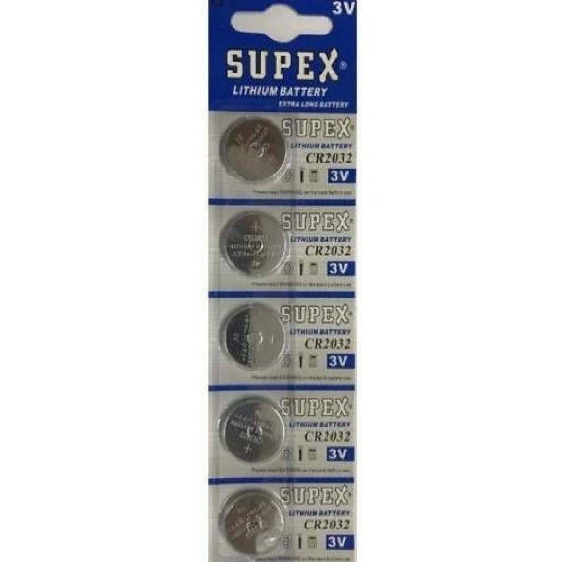 Supex 10 Adet Supex Cr 2032 Pil Bios Para Baskül Tartı Bios Kumanda Anahtar Supex 2032 3V Lityum Pil