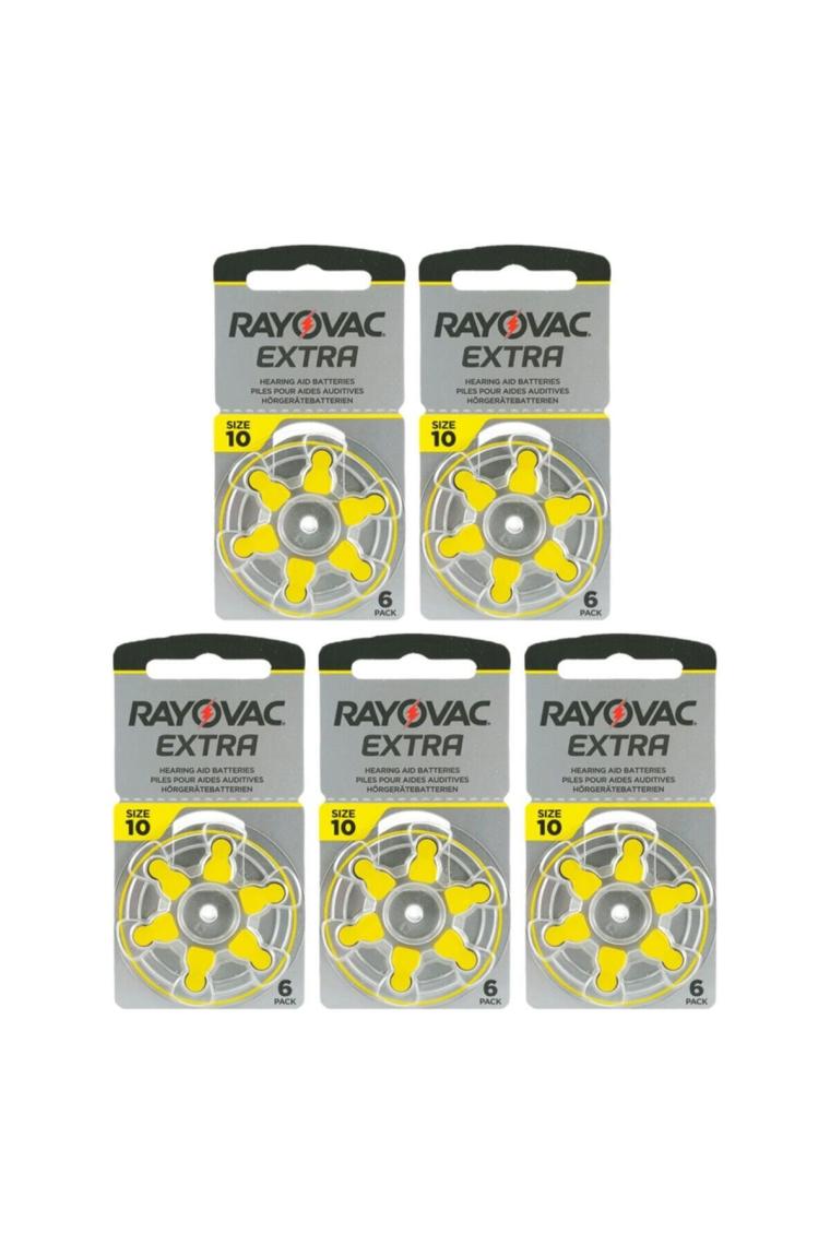 Rayovac Extra Advanced 10 PR70 Numara Kulaklık Pili 6'lı 5 Paket