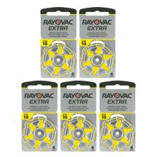 Rayovac Extra Advanced 10 PR70 Numara Kulaklık Pili 6'lı 5 Paket