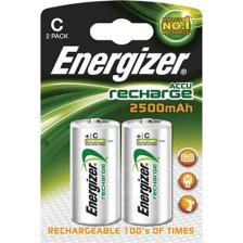 Energizer C Size 2500mAh Orta Boy Pil Şarj Edilebilir 2'li