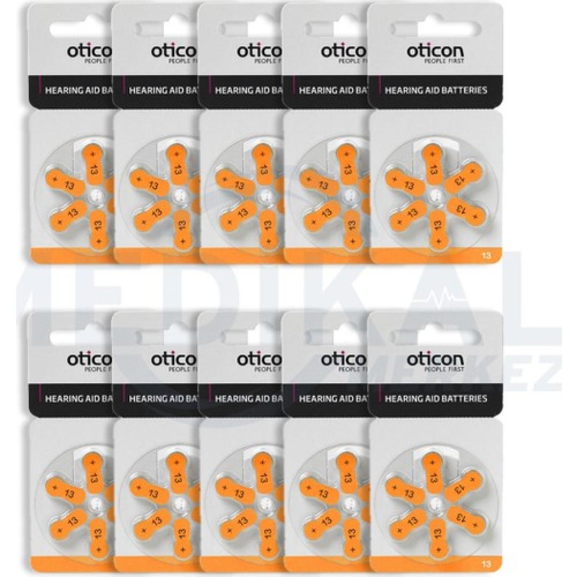 Oticon Işitme Cihazı Pili Oticon 10'lu Paket 13 Numara