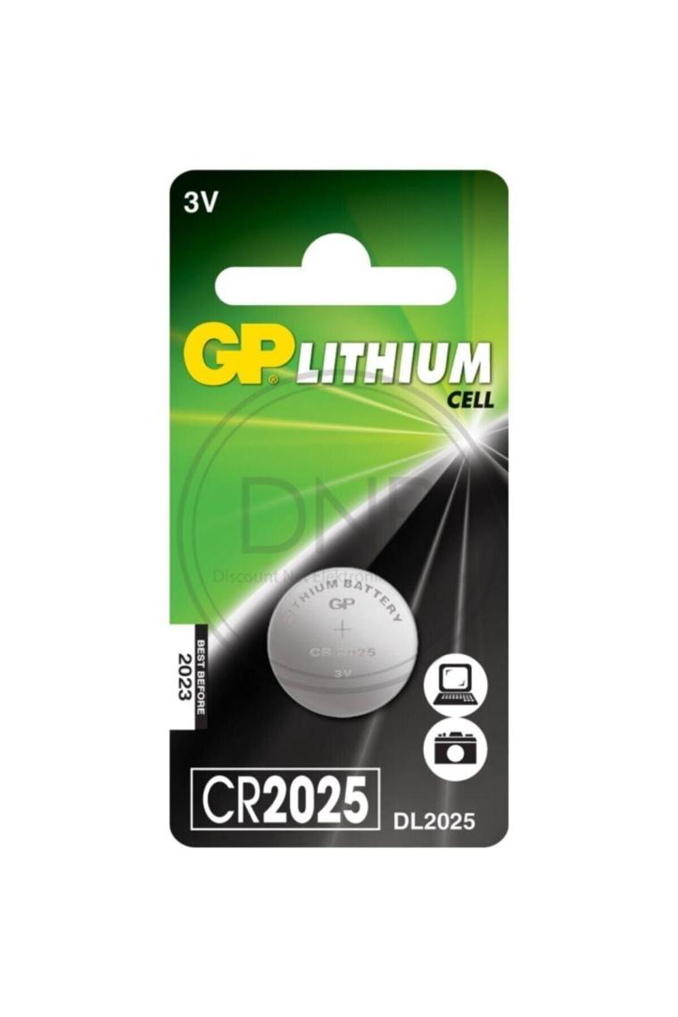 GP CR2025 3V Lityum Düğme Pil