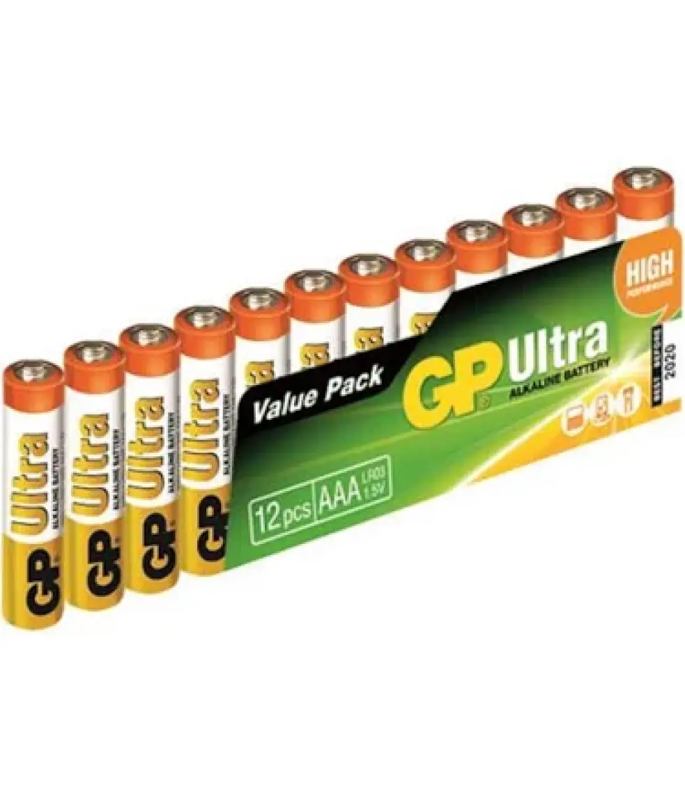 GP G-Tech LR03 AAA Boy Ultra Alkalin İnce Kalem Pil 12'li Paket GP24AU-VS12