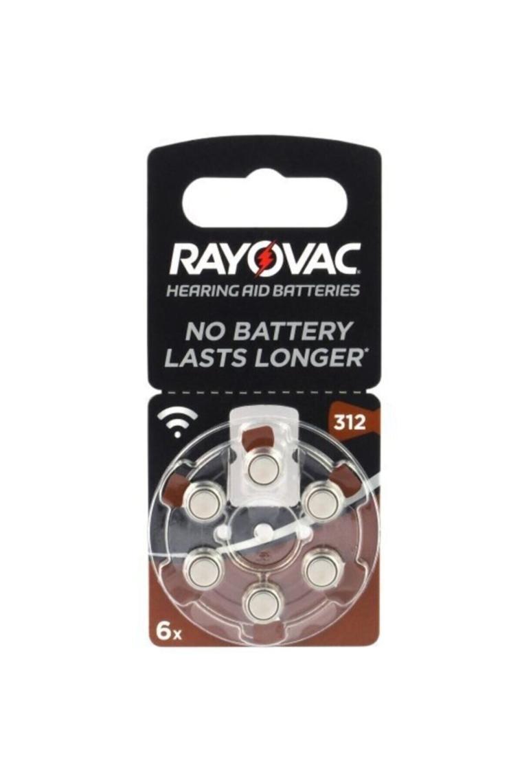 Rayovac 312 Numara PR41 Yeni Ambalaj Işitme Cihazı Pili 60'lı