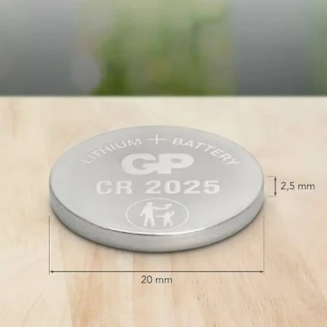 Gp CR2025-C5 3V Lityum Düğme Pil 5'li Paket