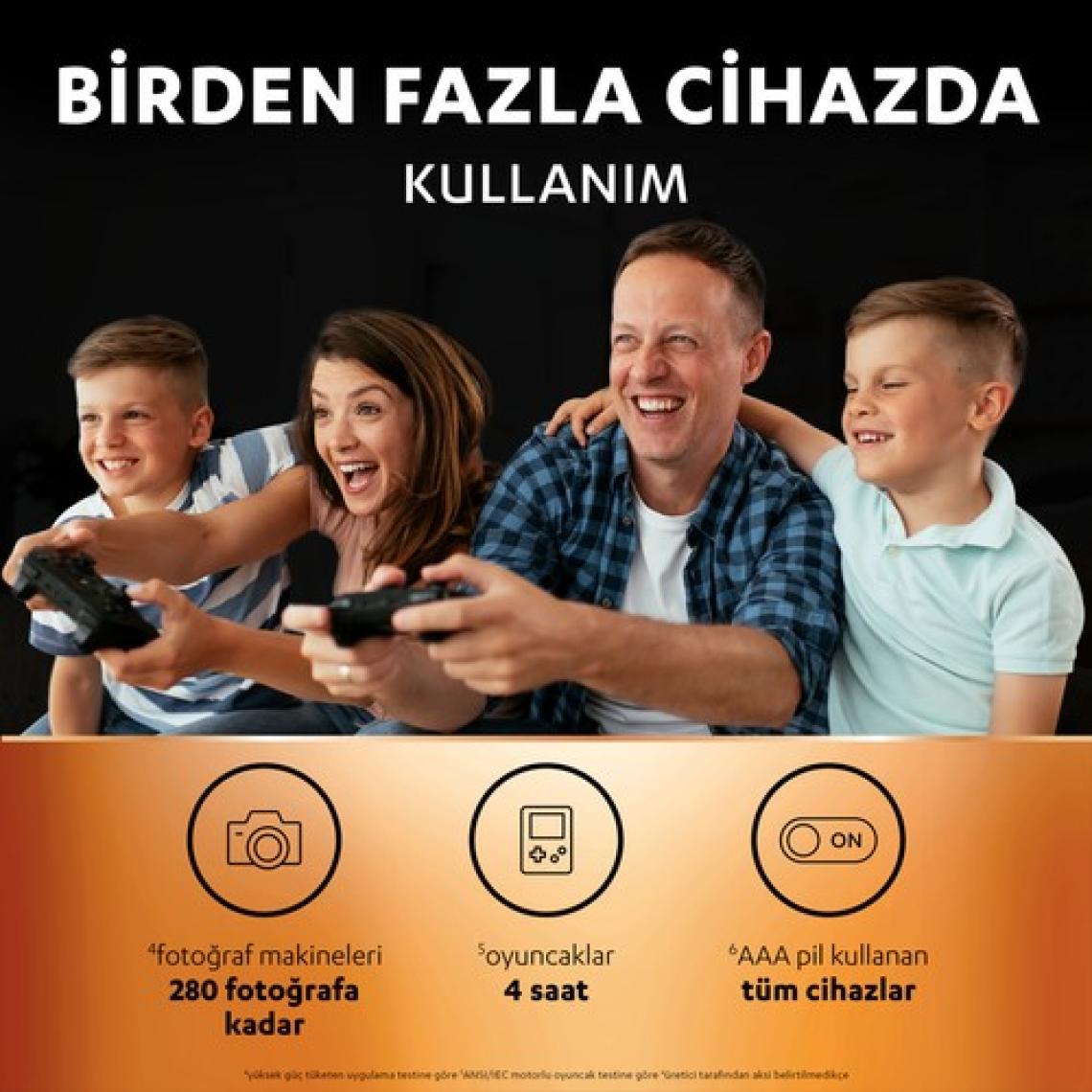 Duracell Şarj Edilebilir AAA 750 mAh Piller 4'lü