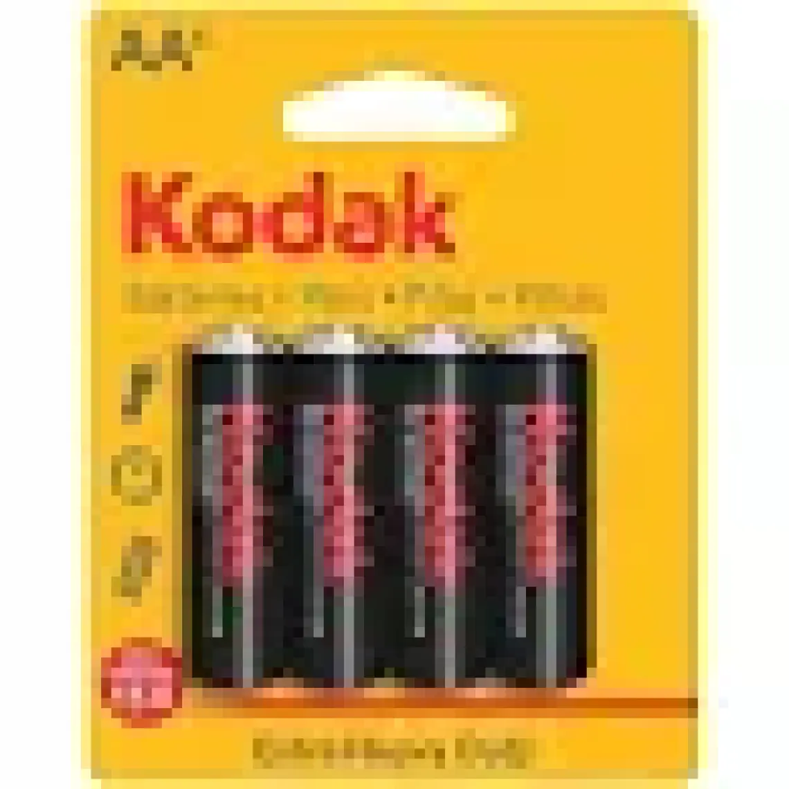 Kodak Blisterli Çinko Karbon ince Pil - 4'lü Paket