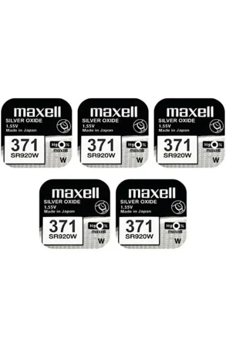 Maxell 371 SR920SW 1.55V Saat Pili 5 Adet