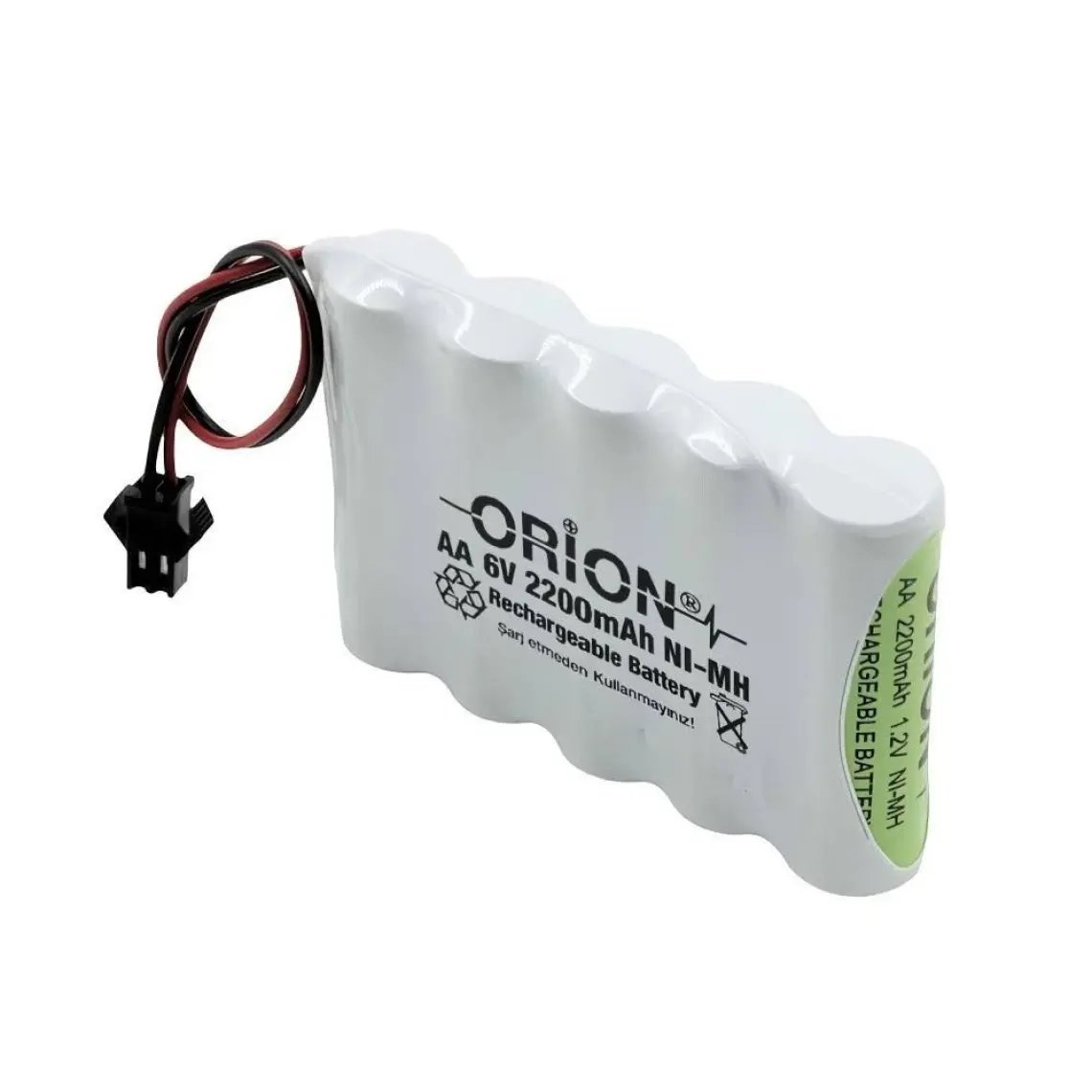Orion Aa 6V 2200MAH Kablo ve Konnektörlü Şarjlı Pil