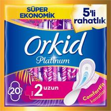 Orkid Platinum Uzun Boy 2 Hijyenik Ped 20'li
