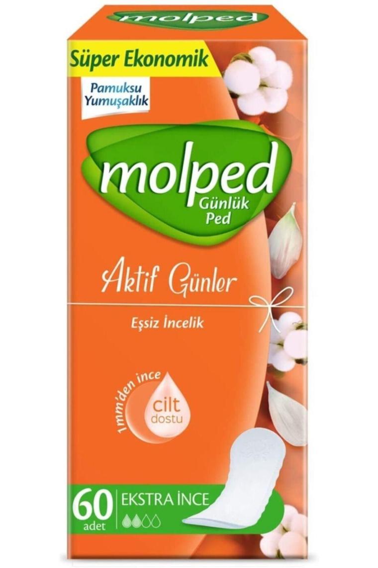 Molped Aktif Günler Ekstra İnce 60'lı Günlük Ped